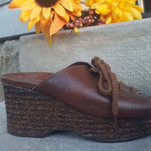 Vintage 70's platform mule - Picture 4 of 4